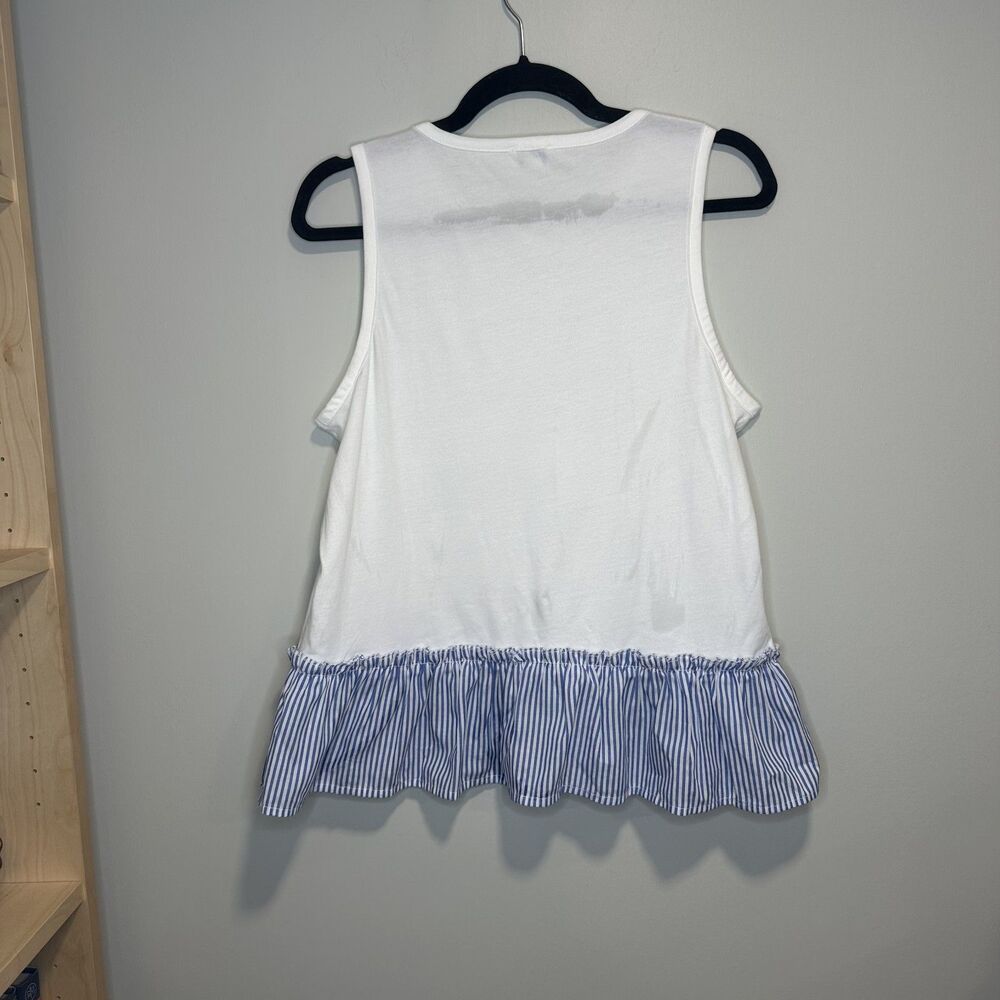 J.Crew Ruffle Hem Tank Top - Size Small - Picture 4 of 5